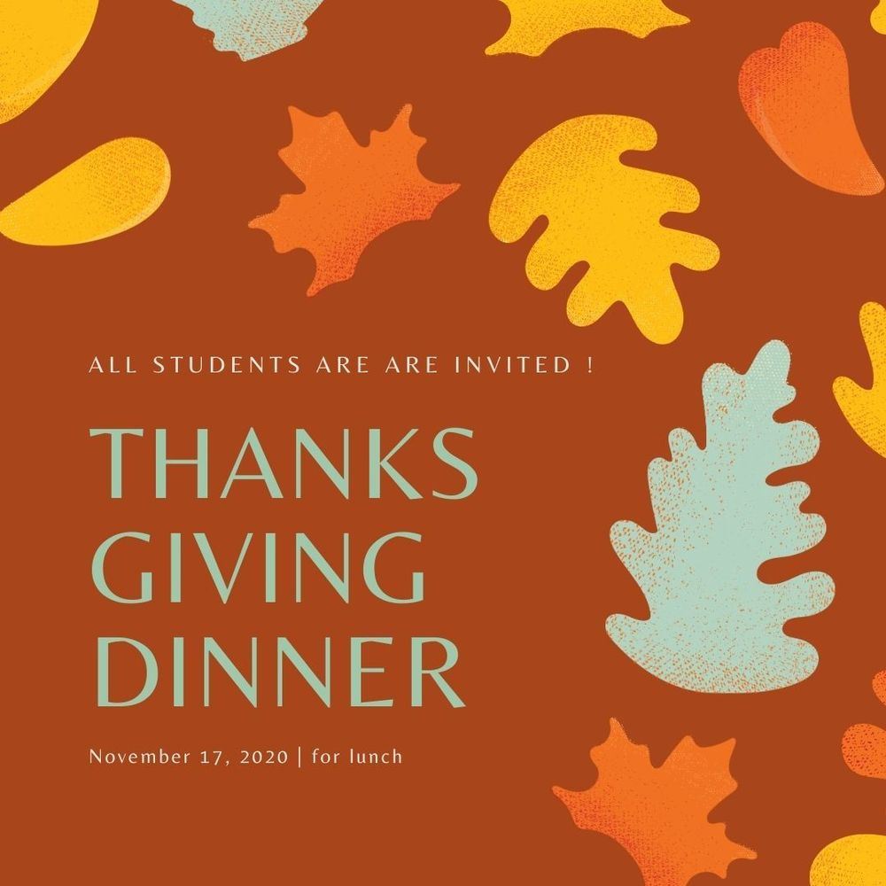 Dinner announcement