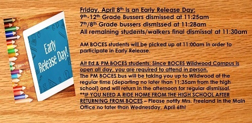Early Release Day