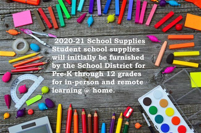2020 School Supplies