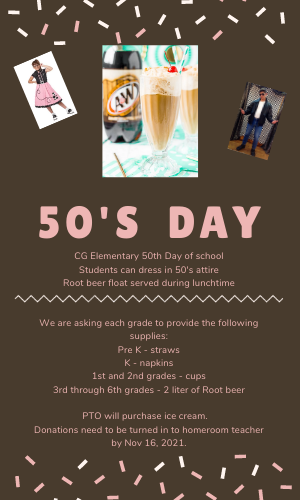 Elementary School 50's Day